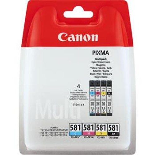 Canon cartridge INK CLI-581 C/M/Y/BK MULTI BL / 4x5,6 ml