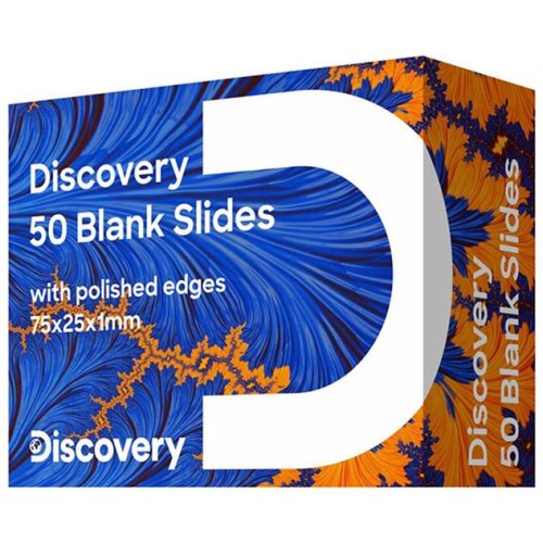 Príslušenstvo Discovery 50 Blank Slides - sada 50ks podložných sklíčok k mikroskopu