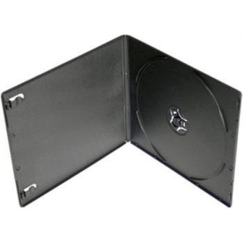 Obal box na dvd 1 VCD ultraslim 5,2 mm černý - pouze do doprodání