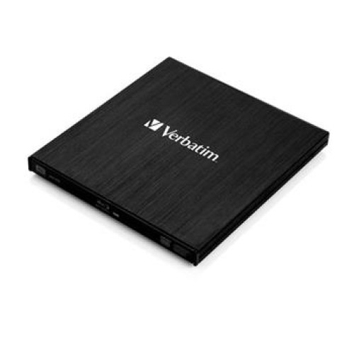 VERBATIM Externí Blu-ray Slimline Ultra HD 4K vypalovačka USB 3.1 Gen 1 (USB-C)