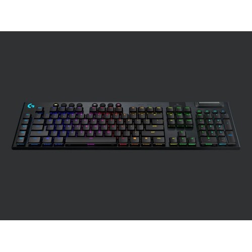 Logitech klávesnice Gaming G915 LightSpeed Linear/ bezdrátová/ lineární spínače/ US - černá