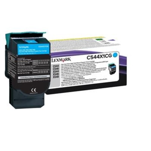 Lexmark C544, X544 4K Cyan Extra High Yield RP Toner Cartridge
