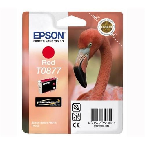 Atrament Epson T0877 červený