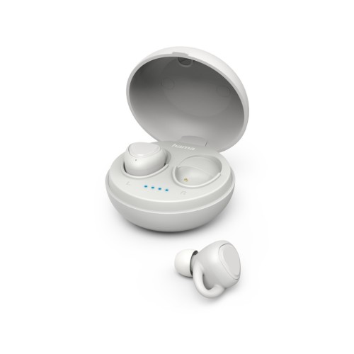 Hama Bluetooth štupľové slúchadlá LiberoBuds, bezdrôtové, nabíjacie puzdro, šedé