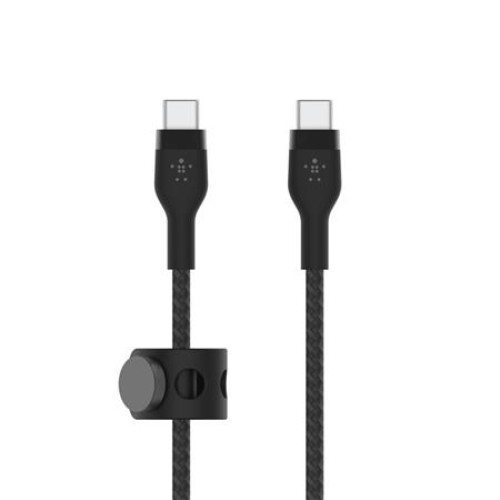 Belkin USB-C na USB-C kabel, 1m, černý - odolný PRO Flex