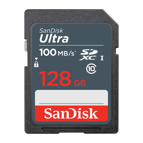 SanDisk Ultra 128 GB SDXC Memory Card 100 MB/s