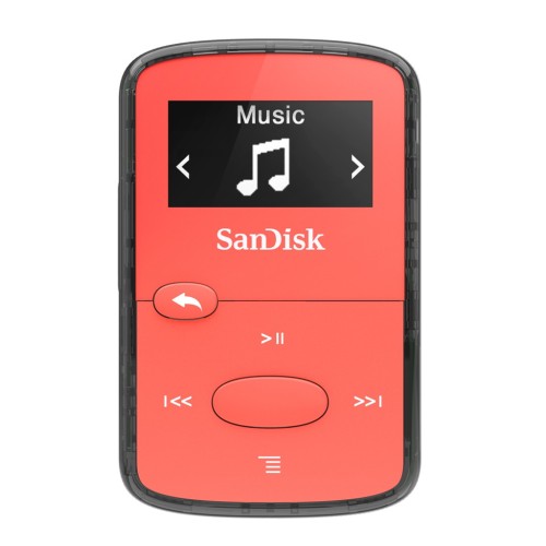 SanDisk MP3 Clip Jam 8 GB MP3, červená