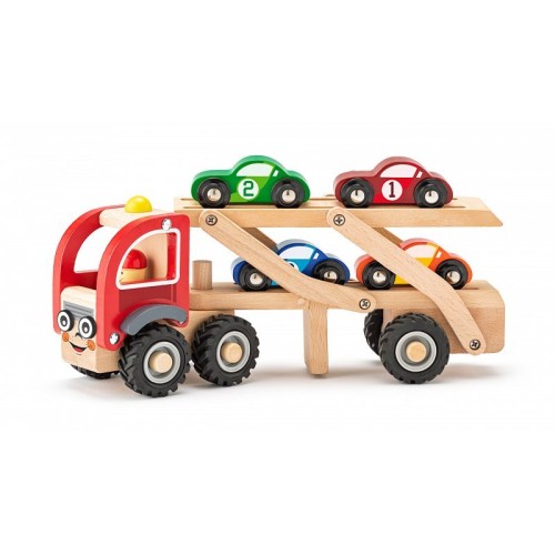Hračka Woody Ťahač so závodnými autami
