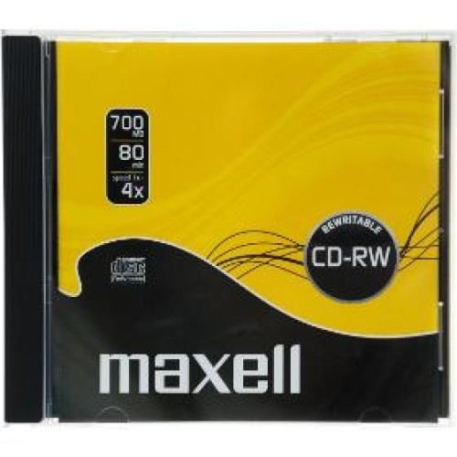 CD-RW 700MB 4x 1PK 10mm 624860 MAXELL