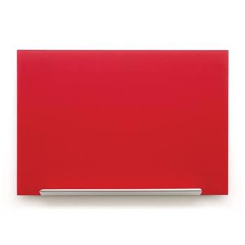 NOBO skleněná tabule Diamond glass 126x71,1 cm, red