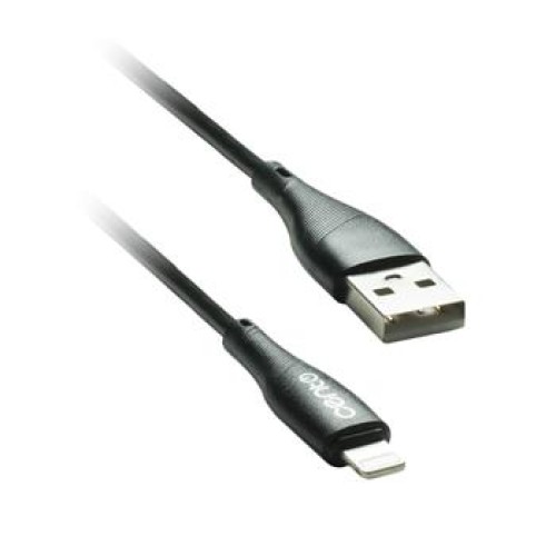 kábel CENTO C100 Iphone(lightning)-USB čierny (1m 3A)