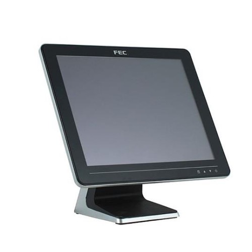 Dotykový monitor FEC AM-1015C, 15" LED LCD, PCAP (10-Touch), USB, bez rámčeka, čierno-strieborný