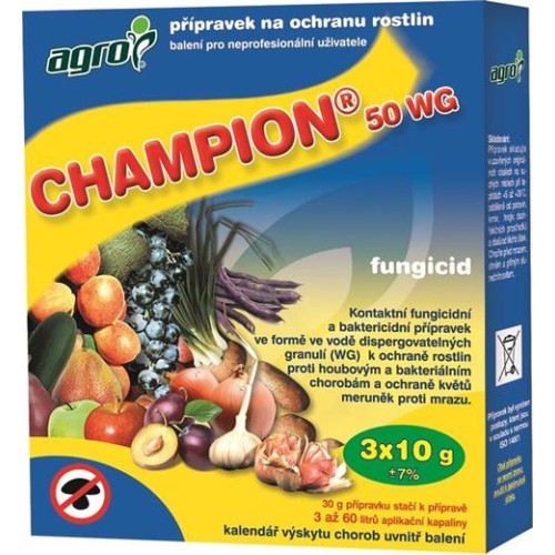 Prípravok Agro  Champion 50 WG 3x10 g