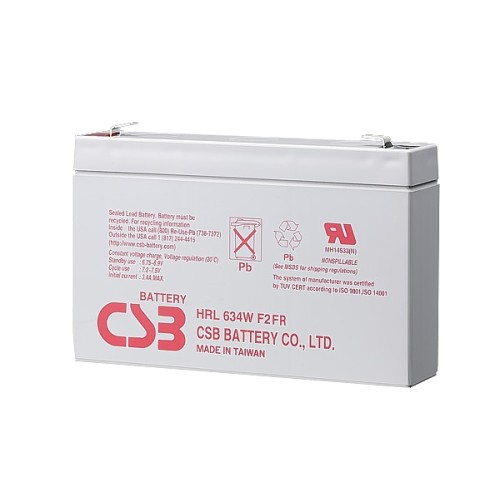 Batéria Avacom CSB 6V 9Ah olověný akumulátor HighRate (12 let) F2