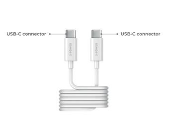 2-Power kabel USB-C to USB-C, 1M