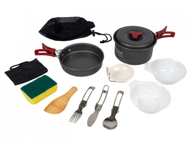 Sada riadu Acra C20 camping set alluminium pre 1-2 osoby