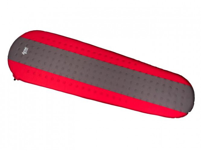Karimatka Acra L140RED samonafukovacia, červenohnedá, 5 cm