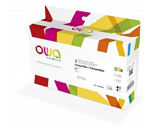 alt. multipack wecare ARMOR pre HP Page Wide Pro 452 CMYK 973X, 246ml+3x110ml