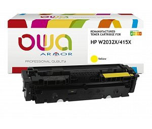 alt. toner OWA ARMOR pre HP W2032X/CF415X pre M454, M479 Yellow 