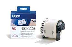 Brother - DK 44205 (papírová role bílá 62mm x 30,48m) - snadno odstranitelná