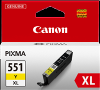 kazeta CANON CLI-551Y XL yellow MG 5450/6350, iP 7250, MX 925 (500 str.)