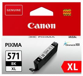 kazeta CANON CLI-571BK XL black MG 5750/5751/6850/6851/7750/7751 (895 str.)