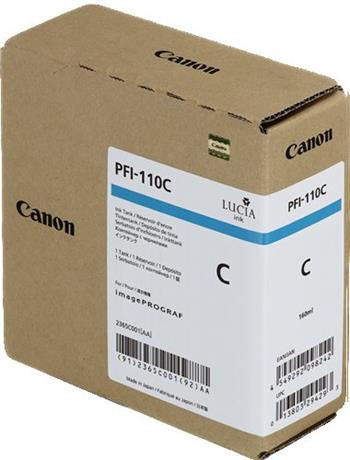 kazeta CANON PFI-110C cyan iPF TX-2000/2100/3000/3100/3200/4000/4100/4200 (160 ml)