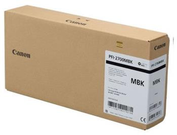 kazeta CANON PFI-2700MBK Matte Black iPF GP-2000/2600S/4000/4600S/6600S, PRO-2600//4600/6600 (700 ml)