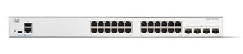 Cisco Catalyst switch C1300-24P-4G (24xGbE,4xSFP,24xPoE+,195W,fanless) - REFRESH