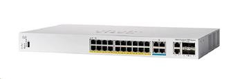 Cisco Catalyst switch C1300-24MGP-4X (16xGbE,8x2,5GbE,4xSFP+,24xPoE+,375W) - REFRESH