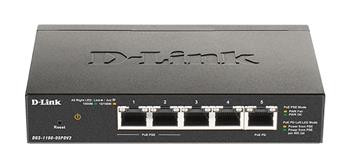D-Link 5-Port Gigabit PoE Smart Managed Switch with 1 PD port