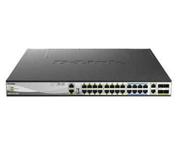 D-Link DMS-3130-30PS/E 30-Port Multi-Gigabit PoE Smart Managed Switch 16x 100M/1/2,5GBASE-T PoE+ 8 portů PoE++ 100M 2x 1