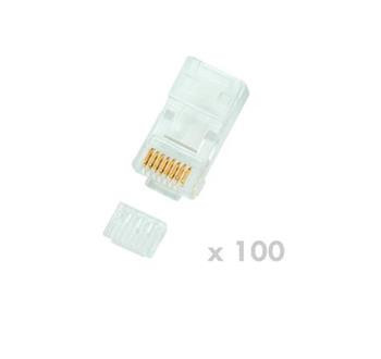DATACOM Plug UTP CAT6 8p8c- RJ45 lanko - 100 pack