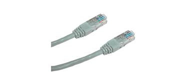 DATACOM UTP C5e Patchkabel 1m šedý - křížený