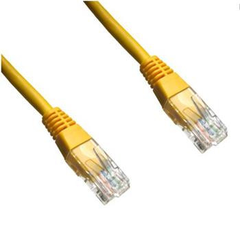 DATACOM Patch cord UTP CAT5E 1,5m žlutý