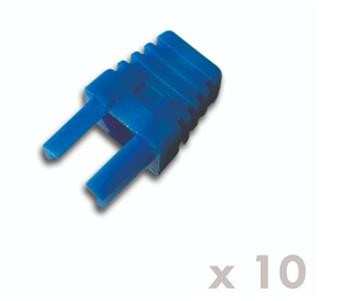 DATACOM Manžetka pro plug RJ45  modrá  (10ks)