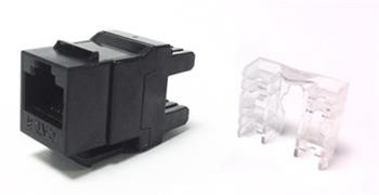 DATACOM Keystone RJ45 UTP CAT6 (DUAL) SLIM černý