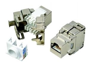 DATACOM Keystone RJ45 STP CAT5E samořezný SILVER