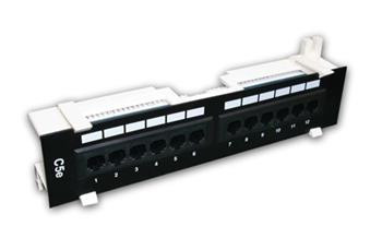 DATACOM Patch box UTP 12 port CAT5E DUAL BK