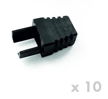 DATACOM Manžetka pro plug RJ45  černá  (10ks)