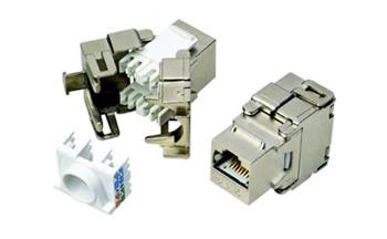 DATACOM Keystone RJ45 STP CAT6 samořezný SILVER