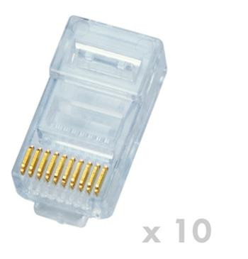 DATACOM Plug UTP CAT5E 10p10c- RJ50 lanko (10ks)