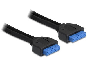 Delock kabel interní 20pin USB 3.0  samice/samice, 45 cm
