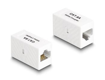 Delock Adaptér RJ45 samice na RJ45 samice Cat.6A UTP bílá