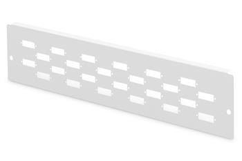 Digitus Adaptérová deska pro DN-96800M-2, šedá (RAL 7035) 12x SC-DX, LC-QD