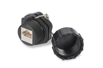 DIGITUS Průmyslový keystone konektor CAT 6, IP67, stíněný s prachovou krytkou