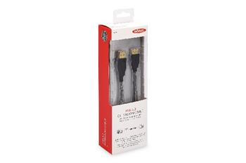 Ednet Prodlužovací kabel USB 2.0, typ A M / F, 1,8 m,  bavlna, zlato, bl