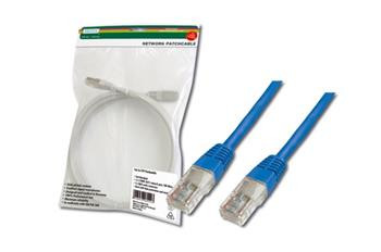 Digitus Patch Cable, UTP, CAT 5e, AWG 26/7, měď, modrý, 5m