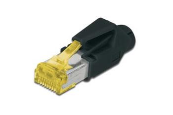 Digitus Modulární zástrčka CAT 6A RJ45, Hirose TM31 8P8C, stíněná, pro kulatý kabel, vč. krytky