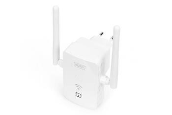 DIGITUS 300 Mbps bezdrátový opakovač / přístupový bod, 2,4 GHz + USB nabíjecí port